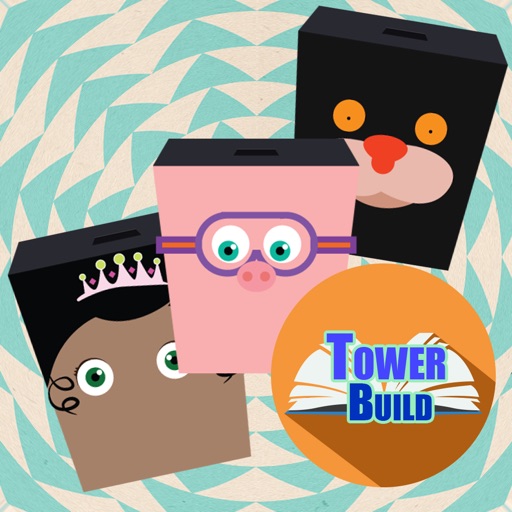 Build a Tower Blocks Stack Straight Game For Kids Super Why Edition iOS App