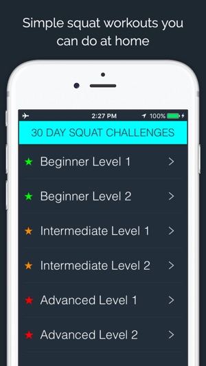 30 Day - Squat Challenge截图