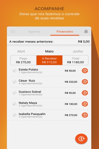 AgendeJá - Agendamento e gestão financeira screenshot 4