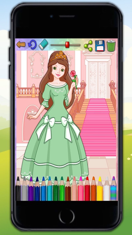 Paint magic princesses - coloring the princess kingdom screenshot-3