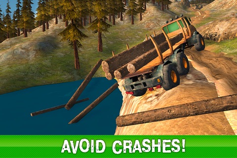 Timber Truck Driving Simulator 3D Full screenshot 2