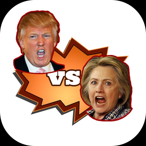 Trump vs Hillary Icon