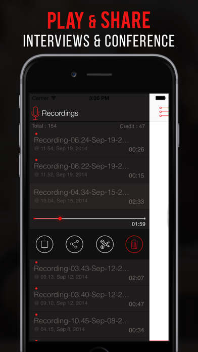 Callcorder Pro: call recorder to record unlimited phone calls both incoming & outgoing screenshot 4