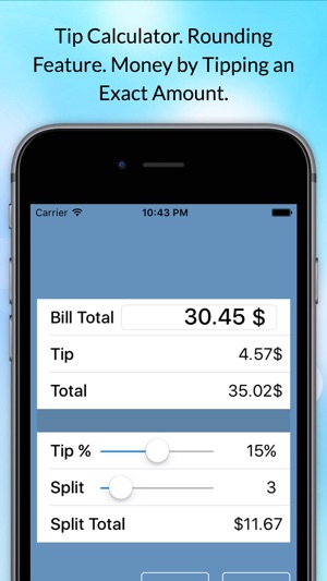 Tip Calculator - Split Bills & Fast Tips at the Restaurant T(圖3)-速報App