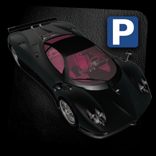 Black Sport Car Park Driving City iOS App