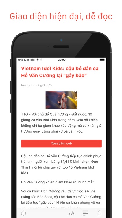 Đọc báo, đọc tin mới nhất từ Tuổi trẻ (tuoitre.vn) và nghe Radio Việt Nam, VOV, VOH.