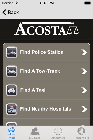 Julio C. Acosta Injury Help App screenshot 3