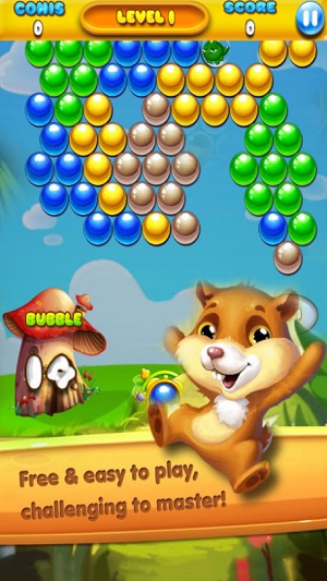 Happy Bubble: Rescue Pet Game