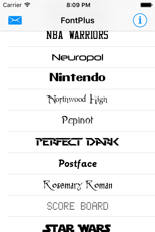 FontPlus - Install new fonts screenshot 3
