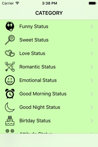Status for WhatsApp, Snap-Chat, Weebo, Instagram - Random Happenings & Sentiments screenshot 2