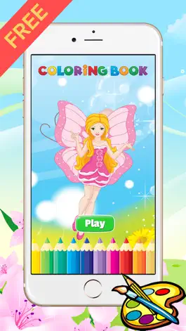 Game screenshot Princess & Fairy Coloring Book - All In 1 Drawing, Paint And Color Games HD For Good Kid mod apk