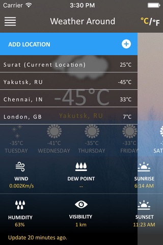 Weather Around - Your Local City Weather Guide screenshot 3