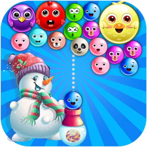 Bubble Shooter Bird Christmas Edition iOS App