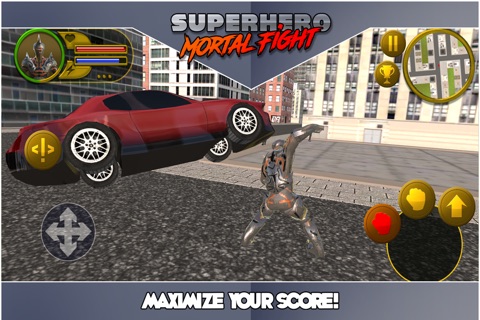 Superhero Mortal Fight Pro screenshot 4