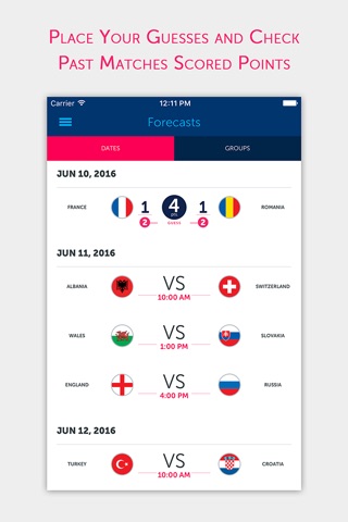 GameON - UEFA EURO - France 2016 edition screenshot 3