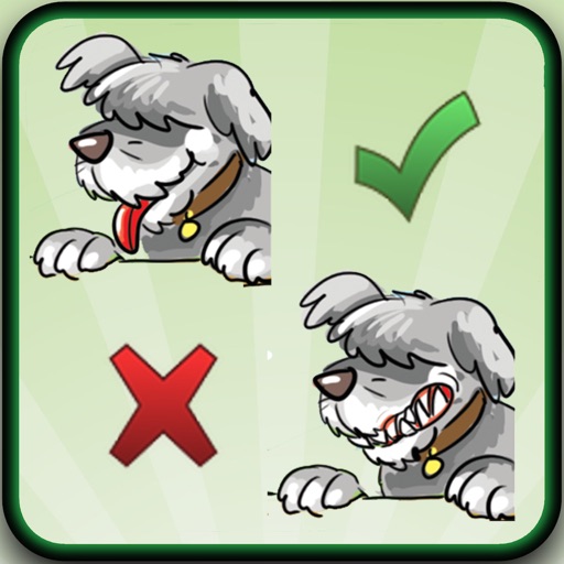 Find the ten differences with funny animal cartoons (cats, dogs) Icon