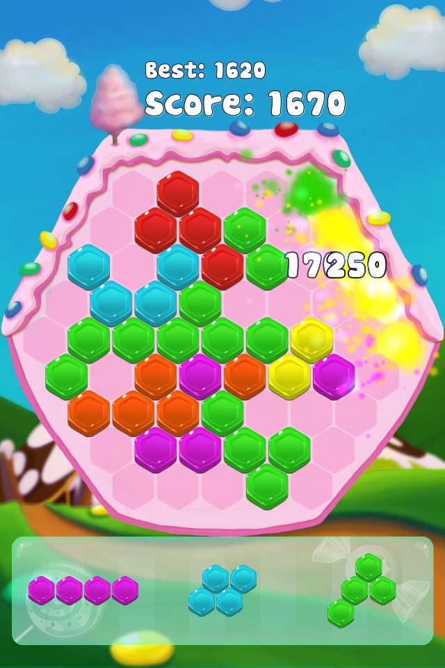 Jelly Crush Hexagon Puzzle Game screenshot 2
