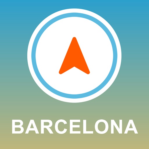 Barcelona, Spain GPS - Offline Car Navigation icon