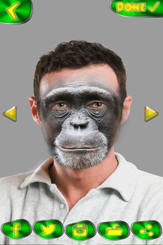 Monkey Face Photo Montage – Funny Animal Face Changer with Crazy Camera Stickers HD Free screenshot 4