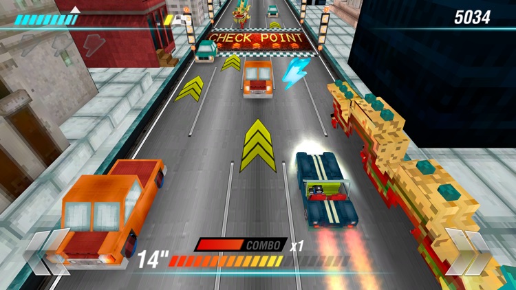 Goal Race | Blocky Car Racing Game on Asphalt Roads Pro by Oscar Baro