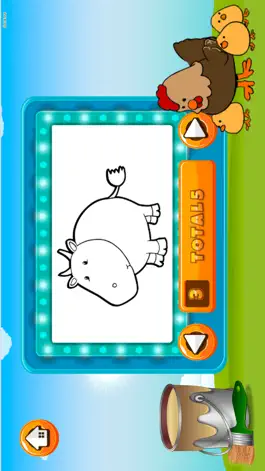 Game screenshot Animal Farm Coloring Book - Color Your pages and Paint the Animals of the Farm Drawing and Painting Games for Kids apk