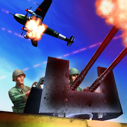 Allied WWII Base Defense - Anti-Tank and Aircraft Simulator Game PRO