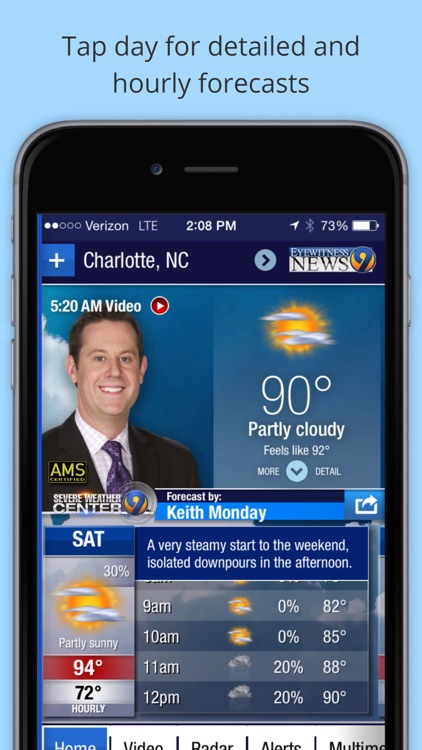 WSOC-TV Channel 9 Weather App