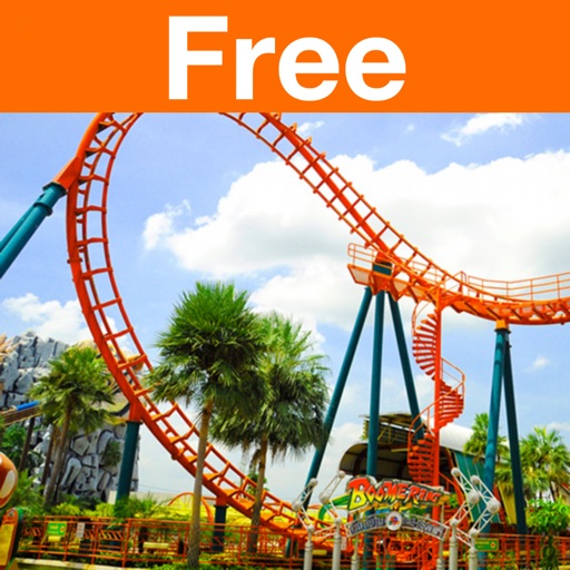 Six Flags Map Free Icon
