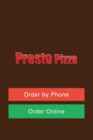 Presto Pizza screenshot 2
