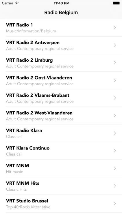 Radios Belgique - Belgium Online belgie FM screenshot-3