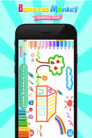 Bananas Monkey Coloring Books screenshot 4