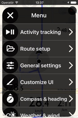 iBike HUD screenshot 3