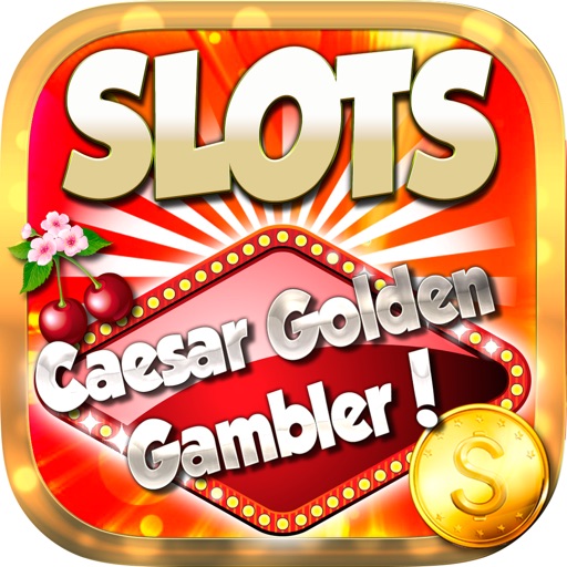 ````````` $$$ ````````` - A Caesar Golden Gambler SLOTS - Las Vegas Casino - FREE SLOTS Machine Game icon