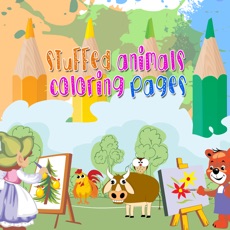 Activities of Stuffed animals painting coloring books for adults and kids