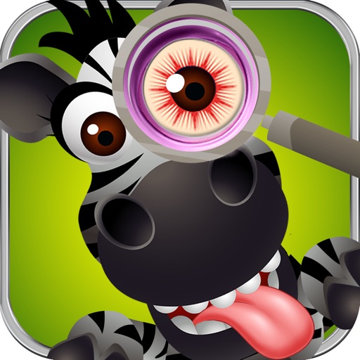 Crazy Eye Doctor – A virtual pet clinic adventure and top kids games Icon