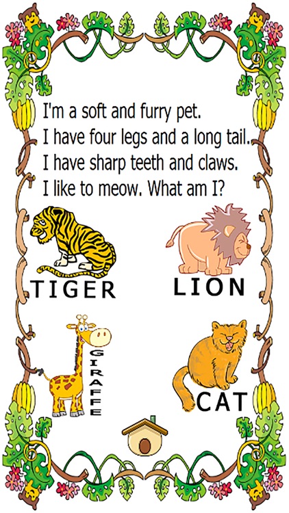 What animal am I quiz english cartoon preschool worksheets screenshot-3