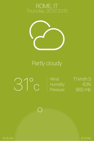 Sunny - Meteo e fuso orario screenshot 2