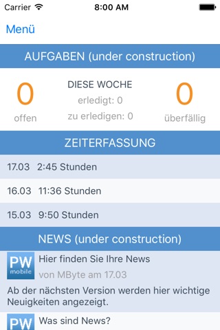 ProjectWorx mobile screenshot 2