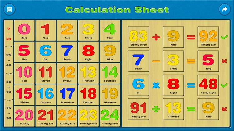 Calculation Sheet