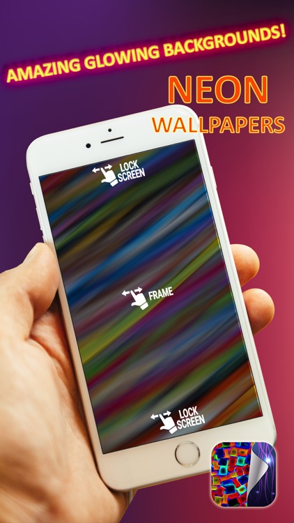 Neon Wallpapers Free – Glowing HD Backgrounds with Fluorescent Light Themes screenshot-3