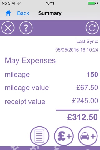 NDL User Expenses screenshot 2