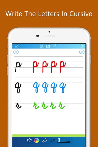Handwriting Worksheets Learn To Color And Write ABC Alphabet In Script And Cursive screenshot 3