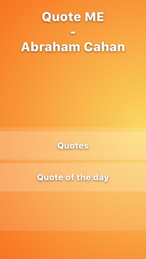 Quote Me - Abraham Cahan : With Daily Quotes(圖2)-速報App