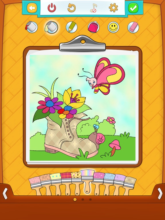 Screenshot #6 pour Jeux de Coloriage Printemps