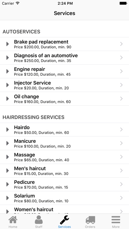 Nano Service Booking