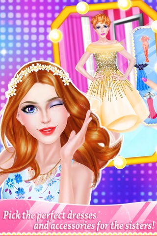 Fashion Sisters - Celebrity Style Guide: SPA & Beauty Makeover Salon Game screenshot 4