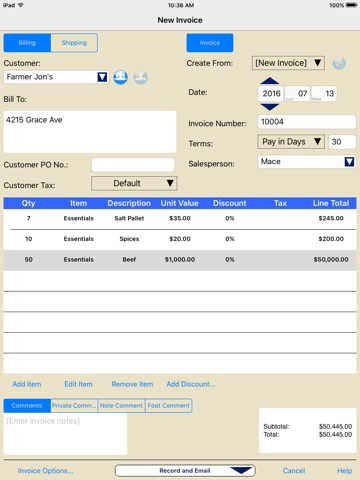 Express Invoice Invoicing screenshot 3