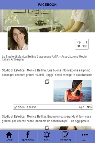 MONICA BELLINA ESTETICA screenshot 2