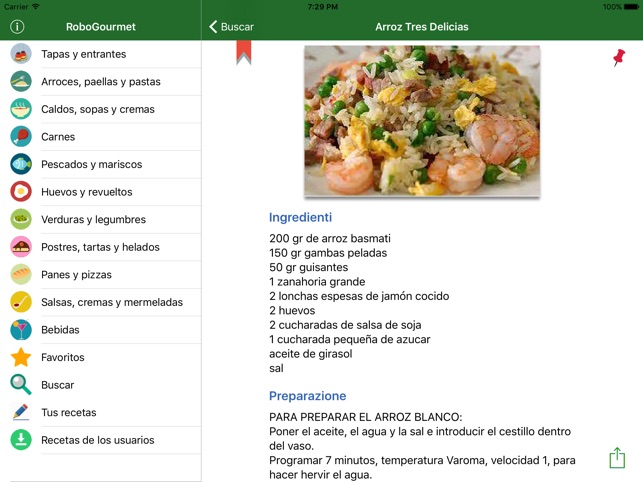 RoboGourmet: Recetas Thermomix para iPad