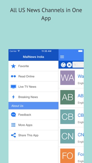 MalNews - US Live TV News Channels and Online Newspapers(圖2)-速報App